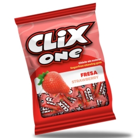 CLIX CHICLES FRESA 50GR